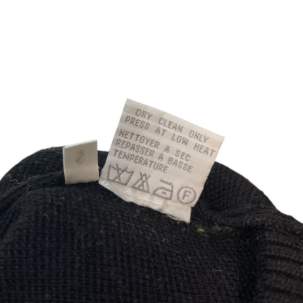 Bogner Vintage 90s‎ Ski Mock Neck Wool Blend Logo Sweater Black Size Small - Picture 13 of 13